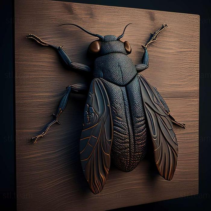 3D модель Agrilus laticornis (STL)